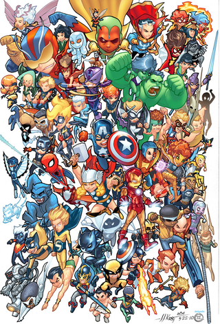 Illustration for article titled Mighty Cute Avengers: The Most Adorable Avengers Fan Art Ever!